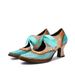 Dream Butterfly New European And American Fashion Flower Blue Ethnic Style Ribbon Lace-up Women's Single Shoes_vogvips.com