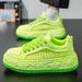 Green Tall Thick Soled Men's Sneakers Fashion Personality Simple And Versatile Youth Casual Shoes Comfortable Durable Sports_vogvips.com
