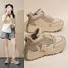 2025 Spring High Top Breathable Sports For Children Korean Edition Versatile Thick Soled Height Increasing Casual Dad_vogvips.com