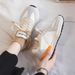 Dehun Women's Autumn New Korean Edition Student Casual Versatile Plush Sports White Board Shoes Trend_vogvips.com