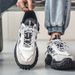 Euro Step Summer Breathable Mesh Versatile Sports Casual Running Thick Sole Tire Dad Style Men's Trendy Shoes_vogvips.com