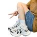 Platform Dad For Women 2025 Spring And Autumn New Versatile Mesh Height-Increasing Breathable Running Super Popular_vogvips.com