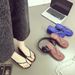 Women's Black Floral Print Flip Flops Casual Slip-On Sandals Solid Color Summer High Heeled Wedge Non-Slip Beach Shoes_vogvips.com
