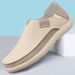 Men's Genuine Leather Casual Lazy Shoes Men Breathable Slip-on Mens Driving Flats Comfortable Loafers Business Moccasins_vogvips.com