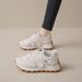 2025 Spring New Breathable White Sneakers For Women Korean Style Versatile Thick-Soled Agan Sports Casual Running Dad_vogvips.com