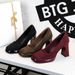 9987 High-end Square Toe Suede Women's Waterproof Platform, Thick Heel, Super, Single Shoes, Plain And Simple High_vogvips.com