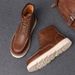 European Warm Series 2025 New Winter High Top Men's Work Motorcycle British Style Martin Boots_vogvips.com