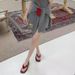 Square Toe Slope Heel Beach Flip-flops Women's Sandals_vogvips.com