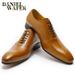 Cowhide Handmade Elegant Wedding Business Formal Men's Shoes Pure Leather_vogvips.com