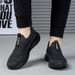 Men's Lightweight Breathable Mesh Sneakers, Thick-soled Slip-on Fly-knit Casual Shoes SummerBreathable_vogvips.com