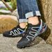 Men's Boots Men's Lockless Casual Cycling Shoes Outdoor Hiking Shoes Off-Road Non-Slip Anti-Collision Breathable High-Quality_vogvips.com