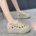 Autumn 2023 New Diamond-studded Muffin Shoes Lady Rhinestone Casual Sneakers Lady Fashion Sneakers_vogvips.com