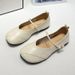 Frnch Silvr Singl Sho 2025 Nw Summr Shallow Mouth Platd Soft Sol Flat Hl Scoop Shos, Ban Shos Womn's_vogvips.com