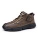 European Warm Series 2025 New Martin Warm Fleece Lined Cotton Genuine Trendy Men's Ankle Boots Casual Leather Shoes_vogvips.com
