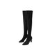 Over-the-Knee For Women 2025 Autumn Winter New Thick Heel Stretch Slim High Tube Pointed Toe Slimming Long Boots_vogvips.com