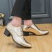 High Heeled Leather Weddings, Banquets, Business, Leisure, Fashion, Men's Shoes, Shiny Cuban Shoes For Men_vogvips.com