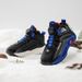 Kids' shoes padded boys basketball shoes winter models girls plus velvet lining sports shoes button shoes_vogvips.com