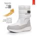 Winter New Thickened Fleece-Lined Warm Mid-Calf Boots For Women Comfortable Lightweight Trendy Snow Fashionable Women's_vogvips.com