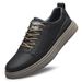 Round Head Lace-up Board Shoes Casual Low-top Breathable Sports Men's Shoes Rubber Non-slip Sole_vogvips.com