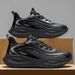 Sports 2026 Spring New Model Leather Waterproof Ultra-Light Shock-Absorbing Soft Sole Men's Casual Running Trendy Shoes_vogvips.com