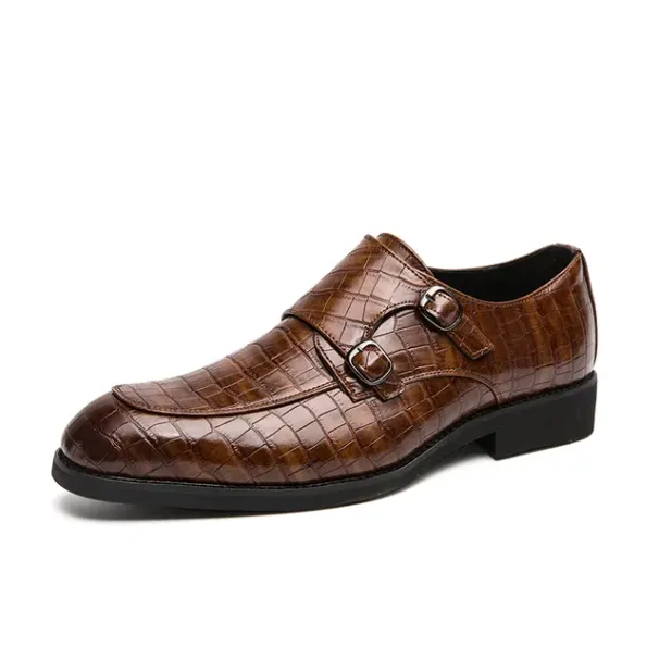 Mens Dress Mon Casual Leather Formal Fashion Wedding Designer Loafers Oxfords Business Shoes For Men With Free Shipping_vogvips.com