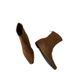 ShoeVault Inner Height Increase Suede Square Toe Short For Women 2024 Autumn Winter New Style Elegant Versatile Women's Wedge Heel_vogvips.com