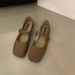 Flat Square-Toed Mary Jane Women's Shoes 2025 New Summer French Style Soft Sole Spring And Autumn Versatile Loafers_vogvips.com