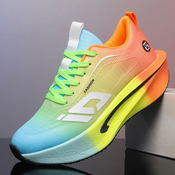 2026 Men's Breathable Carbon Plate Running Shoes With Rotating Buckle Teenagers, Professional Shock Absorption For_vogvips.com