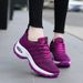 Oversized New Fashion Casual Air Cushioned Flying Woven Women's Sports Breathable Mesh Elevated Shake Shoes_vogvips.com