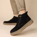 Martin Boots Men's Shoes Affect Height Increase Inner Height Increase Velvet Men's Cotton Shoes High-top Tooling Boots_vogvips.com