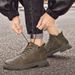 New Leather Spring Men's Shoes High-top Men's Heightening Tooling Martin Boots_vogvips.com