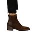 Short Autumn Winter New Square Toe Slim Chunky Heel Back Zipper Fashion Women's Artistic Boots_vogvips.com
