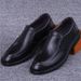 High-Quality Business Formal Men Top Layer Cowhide Work Wedding Professional Men's Leather Shoes_vogvips.com