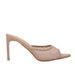ZA2024 Summer New Women's Shoes Fashion Shiny Mesh Rhinestone High Heel Pointed Toe Stiletto Mules Half Slippers Sandals_vogvips.com