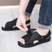 Qiwa Ge Summer Sandals, The Upper Can Be Opened And Widened Larger Thick-soled Shoes For Wide Feet, Large Size, Outdoor_vogvips.com