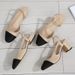 New Pointed Toe Sandals Fashion Low Square Heels Flat Shoes Korean Color Matching Party Ladies Shoes Chaussure Femme 2024_vogvips.com
