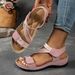 2026 Summer New Women's Sandals: Sporty, Lightweight, Comfortable, Large Size, Velcro Flat Sandals For Wholesale_vogvips.com