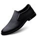 Men's Leather Shoes Style Low-top Retro Round Head Leather Shoes Dress Foot Loafers_vogvips.com