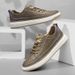 Men's Round Head Board Shoes Cowhide Surface Breathable Embossed Casual Little White Shoes Low-top Sports Men's Shoes_vogvips.com