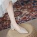 Sharp Pointed Flat Single For Women, New Sparkling Fairy Bridesmaid Versatile Shallow Mouth Scoop Shoes, One Foot_vogvips.com