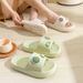 Cute Strawberry Women Summer Home Use Non Slip Indoor Couple Dormitory Soft Thick Bottom Bathing And Cooling Slippers_vogvips.com