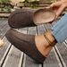 Shoes Women's Closed Toe Slip-On Mules Retro Spring Autumn Style Sandals For Formal & Casual For Women Floral Flat Sandals_vogvips.com