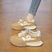 Thick Soled Shoes For Women New Color Matching Forrest Gump Shoes Casual All Match Non Slip Running Sports Dad Shoes_vogvips.com