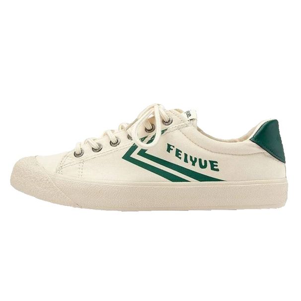 Feiyue Canvas Shoes Women's Vulcanized Shoes National Trend Ret Style Hand-Painted Casual Shoes Couple Shoes_vogvips.com