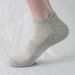 Plus-size sport socks men's thin mesh boat socks plus-length men's socks cotton socks_vogvips.com