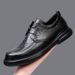 2025 Spring New Men's Shoes: Genuine Thick Breathable Soft Soled Business Casual Shoes, Trendy Versatile Dress Leather_vogvips.com