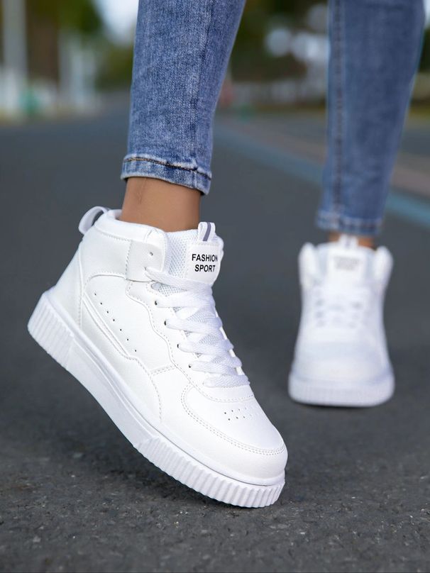 New Style Men's Casual Shoes, Trendy, Breathable, Versatile, Sports White Sneakers, Leather Trendy Shoes_vogvips.com