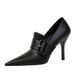 958-2 Women's Wine Cup Super High Heels Pointed Belt Buckle Decoration Single Deep Mouth Shoes_vogvips.com