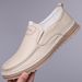 First Layer Cowhide Driving Leather Loafers Casual Cross-Border Large Size Men's Shoes Soft Sole Non-Slip_vogvips.com