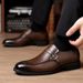 2025 Autumn New Casual Low-Cut Business Formal Slip-On British Style Men's Leather Shoes_vogvips.com